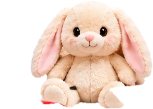 Plush bunny toy